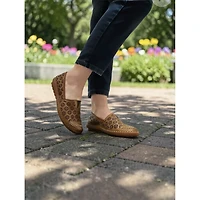 VOLKSWALKERS 1554 Wedge Slip On (High Vamp) BROWN