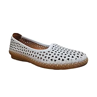 VOLKSWALKERS 1543 Wedge Slip-On WHITE