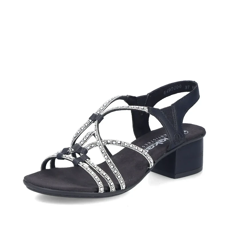 RIEKER 64970-00 Dress Sandal (Sequins)