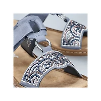RIEKER 608K2-12 Regina Slide (Beads)
