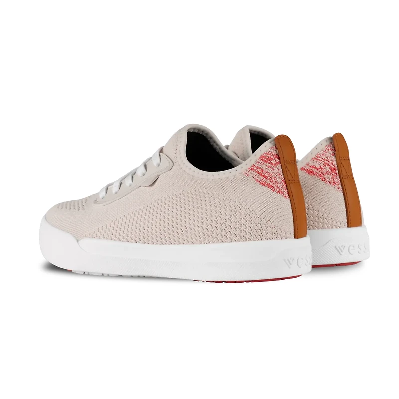 VESSI Women's Weekend Sneaker SHELL/BERRY