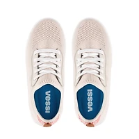 VESSI Women's Weekend Sneaker SHELL/BERRY