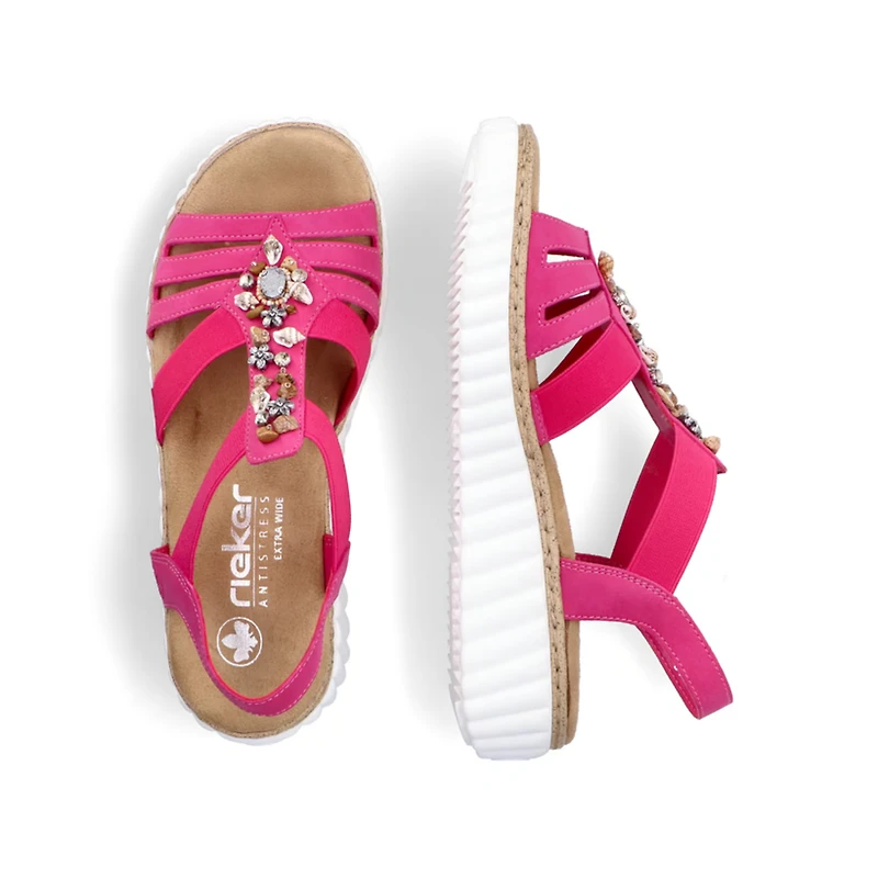 RIEKER 63249-31 Wedge Sandal