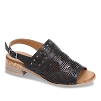 BIZA Kyra Low Heel Sandal (Cut-Outs