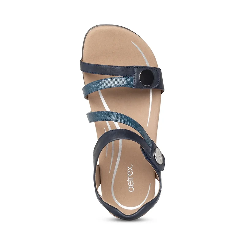 AETREX Jess Bkstrap NAVY
