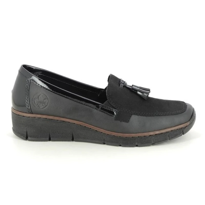 RIEKER 53771-00 Wedge Slipon (Tassel)