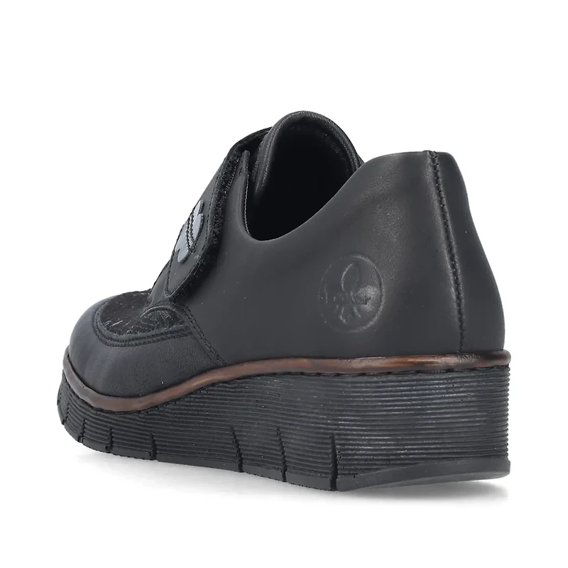 RIEKER 537C0-02 Wedge Slip-On (Velcro)