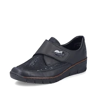RIEKER 537C0-02 Wedge Slip-On (Velcro)