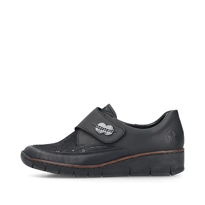 RIEKER 537C0-02 Wedge Slip-On (Velcro)