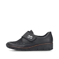 RIEKER 537C0-02 Wedge Slip-On (Velcro)
