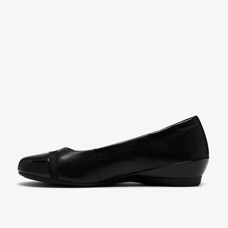 CLARKS Cathrynn Dusk 26328139 Wedge Pump BLACK