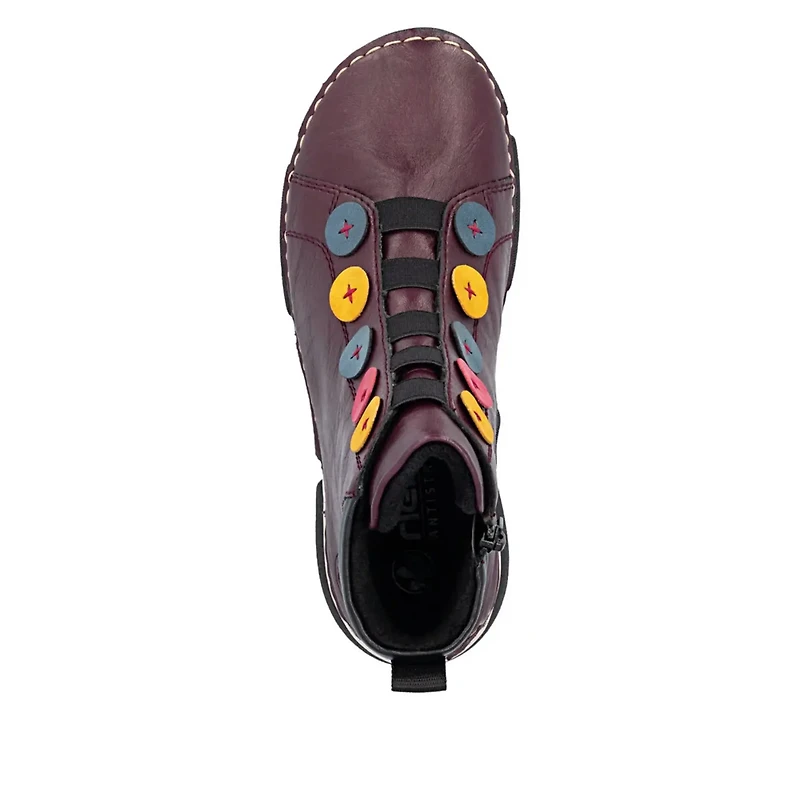 RIEKER 45977-30 Casual Sneaker Bootie (Buttons)