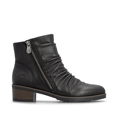 RIEKER Y0556-00 Ankle Bootie (Rouching)