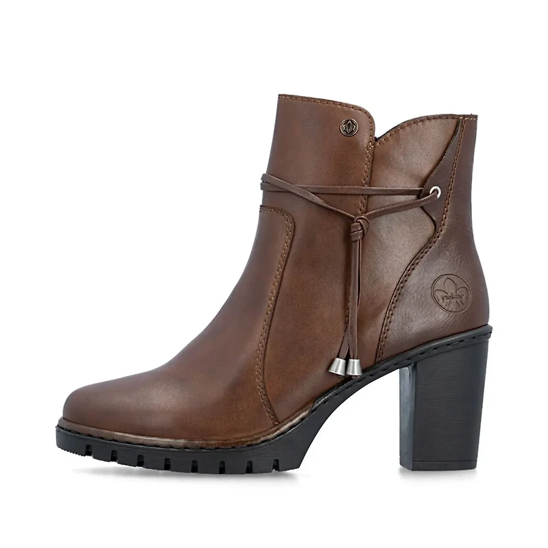 RIEKER Y2567-22 Heel Bootie (Tassel)
