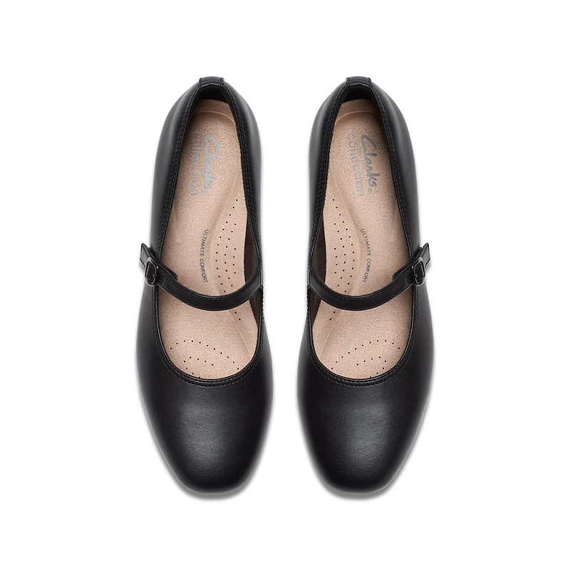 CLARKS Iridessa Rae 26184376 MJ Heel BLACK