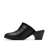 CLARKS Emily2 Eliza 26329811 Heel Clog BLACK