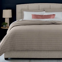 Windowpane Curve Upholstered Bed