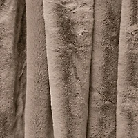 Luxe faux fur throw blanket
