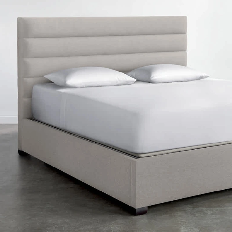 Horizontal Channel Upholstered Bed