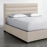 Horizontal Channel Upholstered Bed