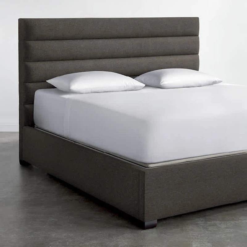 Horizontal Channel Upholstered Bed
