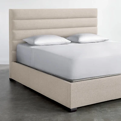 Horizontal Channel Upholstered Bed