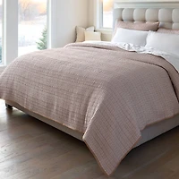 Channel-Stitched Coverlet Set