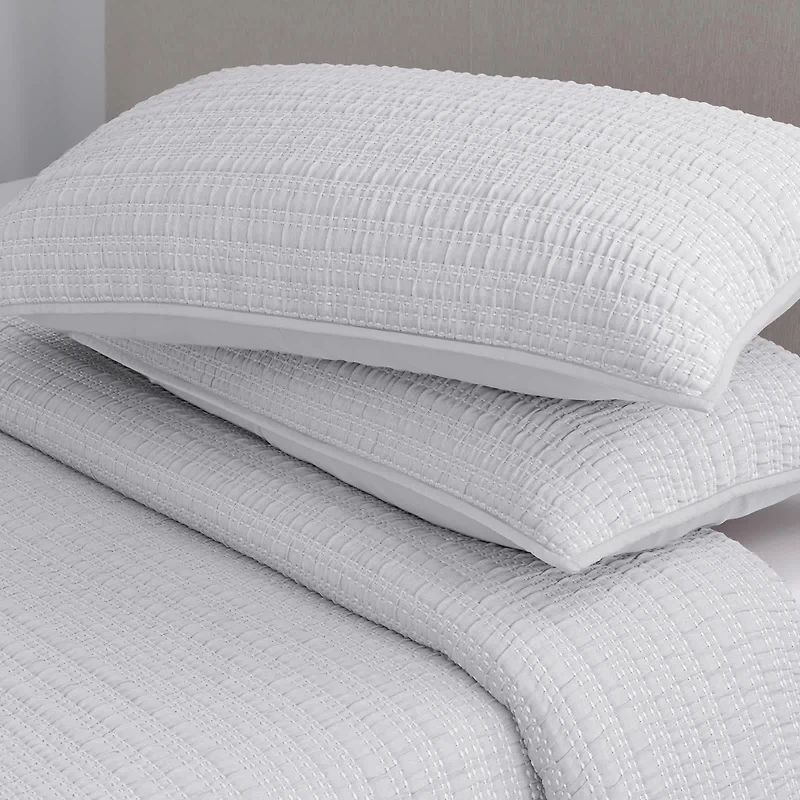 Channel-Stitched Coverlet Set