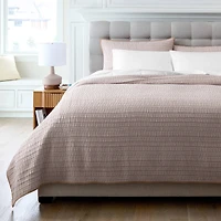 Channel-Stitched Coverlet Set