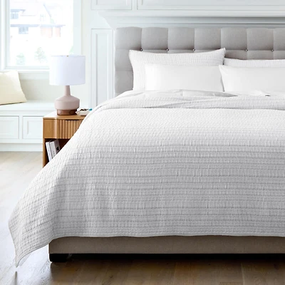 Channel-Stitched Coverlet Set