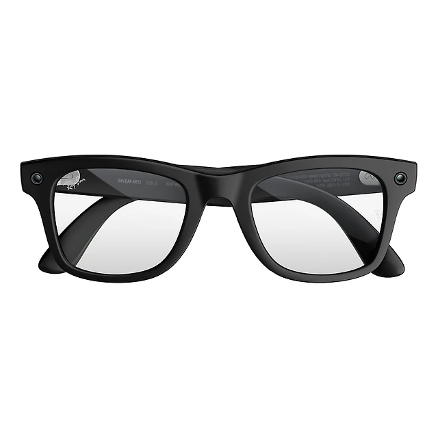 Ray-Ban Meta (Gen 3) Wayfarer Clear Lenses