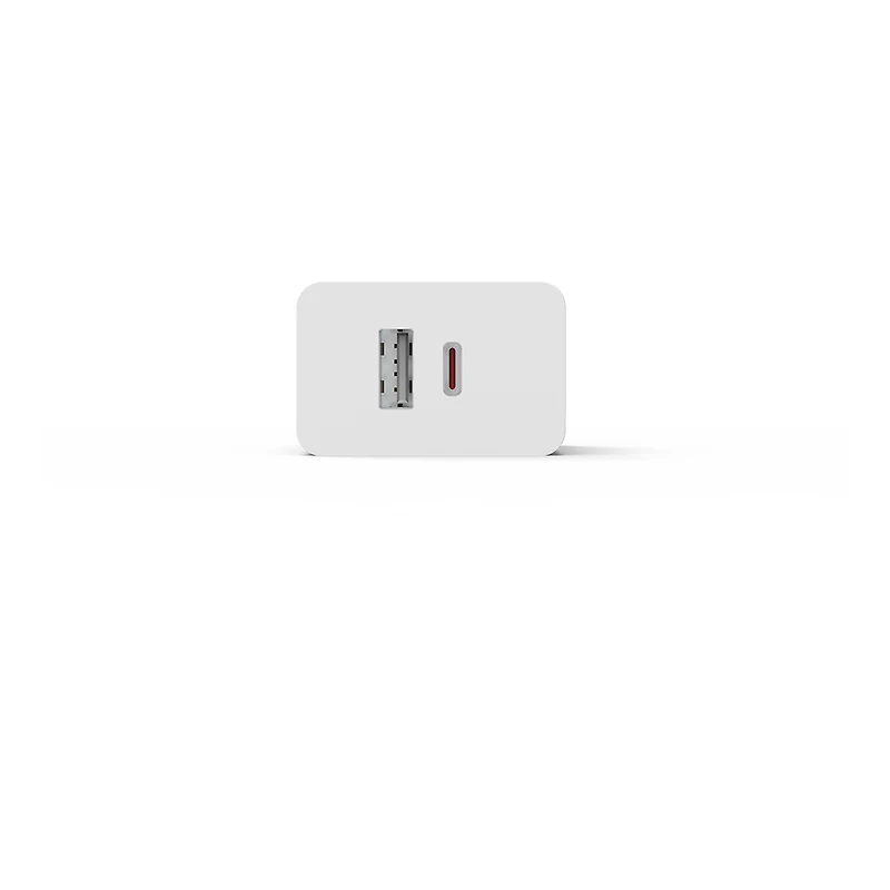 32W Dual Port USB-A and USB-C Wall Charger for REVVL