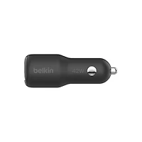 Belkin 42W Dual Car Charger with USB-C to Lightning Cable
