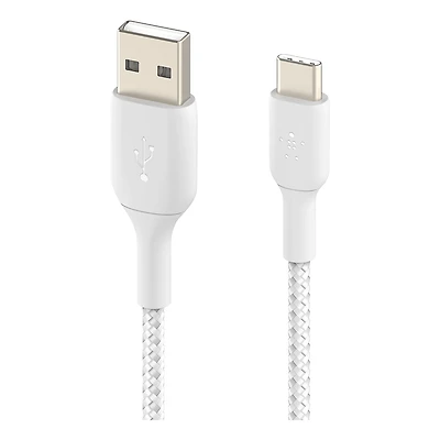 Belkin BoostCharge Braided USB-A to USB-C Cable 1M
