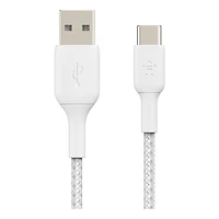Belkin BoostCharge Braided USB-A to USB-C Cable 1M