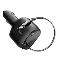 Belkin 75W Car Charger with Retractable Cable