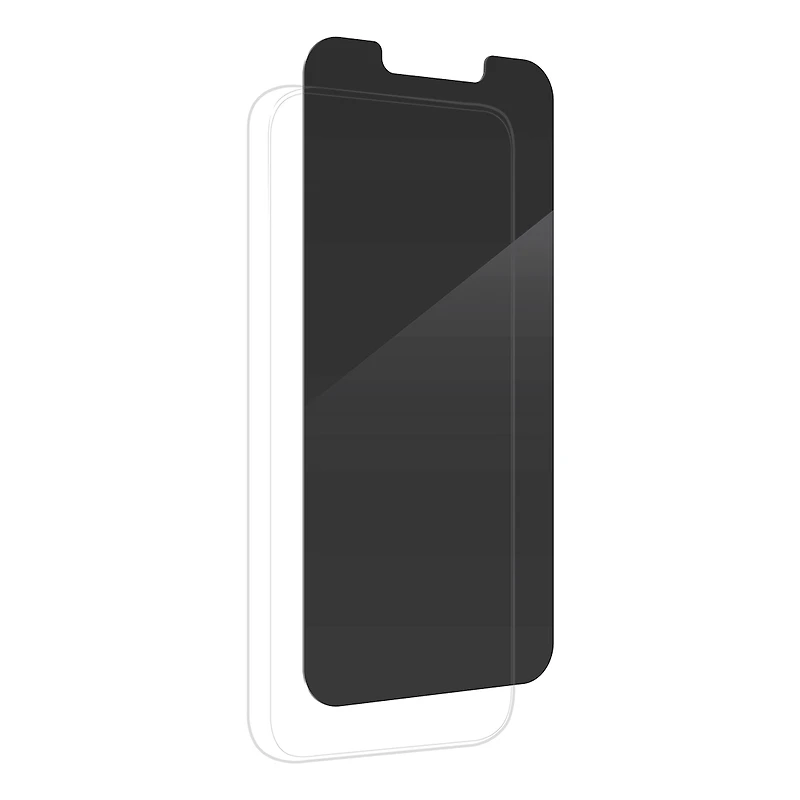 InvisibleShield Glass Elite Privacy 4-Way Screen Protector for Apple iPhone 16e/14/13/13 Pro