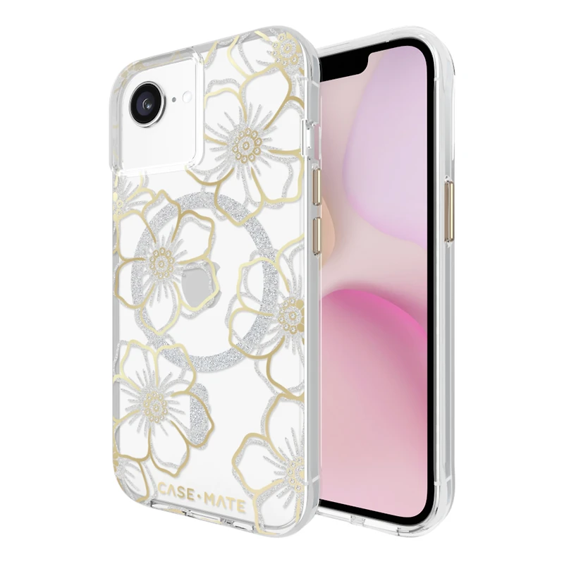 Case-Mate Floral Gems Case with MagSafe for Apple iPhone 16e/15/14/13