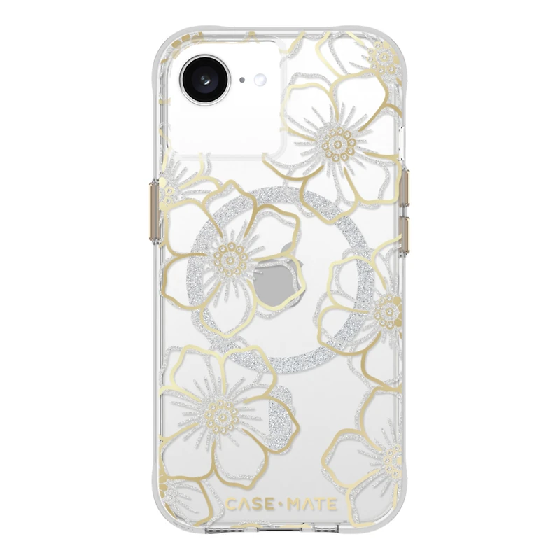 Case-Mate Floral Gems Case with MagSafe for Apple iPhone 16e/15/14/13