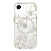Case-Mate Floral Gems Case with MagSafe for Apple iPhone 16e/15/14/13