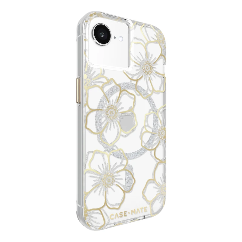 Case-Mate Floral Gems Case with MagSafe for Apple iPhone 16e/15/14/13