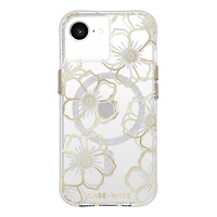 Case-Mate Floral Gems Case with MagSafe for Apple iPhone 16e/15/14/13