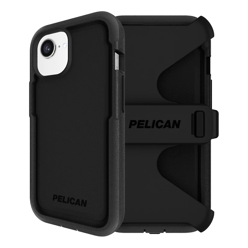 Pelican Voyager Case, w/ Phone Holster/Stand, MagSafe for iPhone 16e/15/14/13