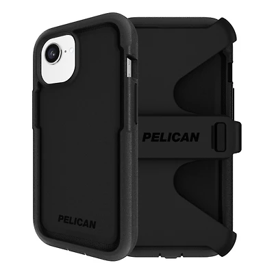 Pelican Voyager Case, w/ Phone Holster/Stand, MagSafe for iPhone 16e/15/14/13