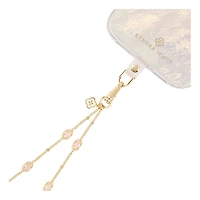 Kendra Scott Emilie Rose Quartz Phone Charm