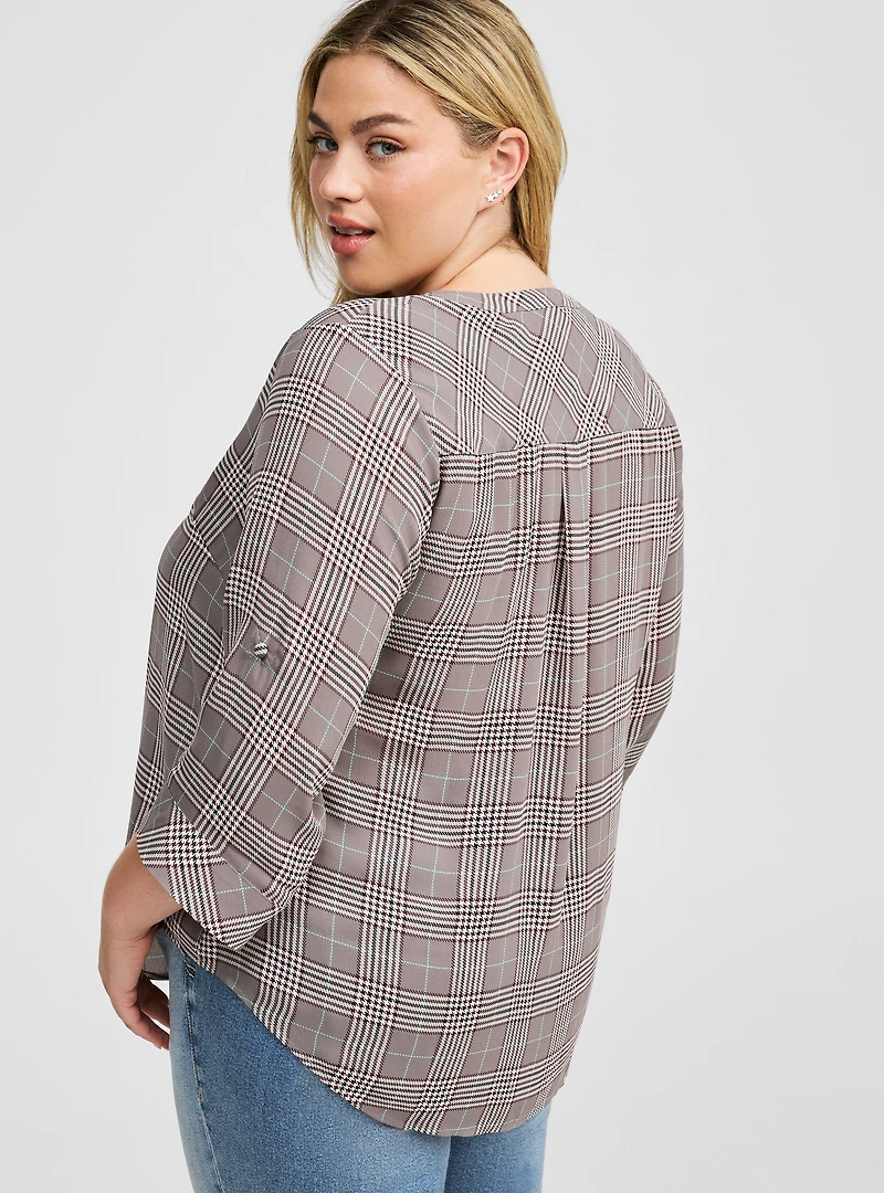 Harper 3/4 Sleeve Pullover Blouse
