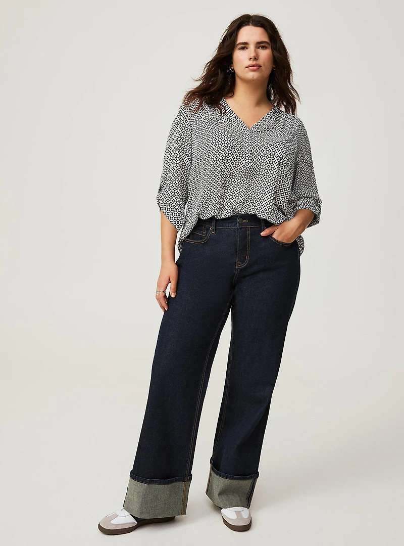Harper Georgette 3/4 Sleeve Blouse