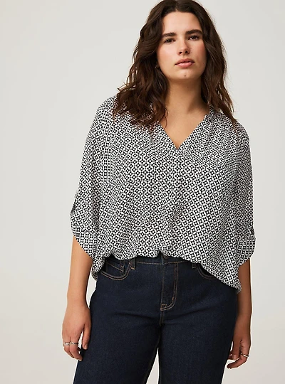 Harper Georgette 3/4 Sleeve Blouse