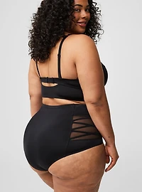 High-Rise Lattice-Side Swim Bottom
