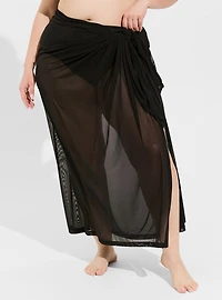 Mesh Sarong Swim Cover-Up